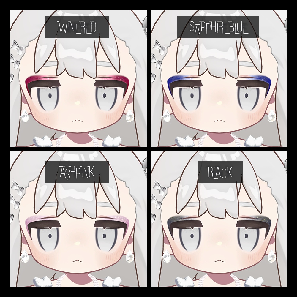 【キプフェル kipfel専用】グラデーションアイシャドウメイクテクスチャ