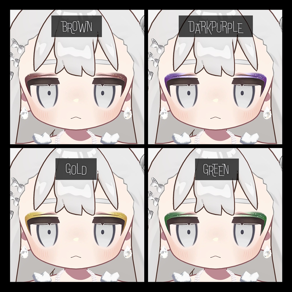 【キプフェル kipfel専用】グラデーションアイシャドウメイクテクスチャ