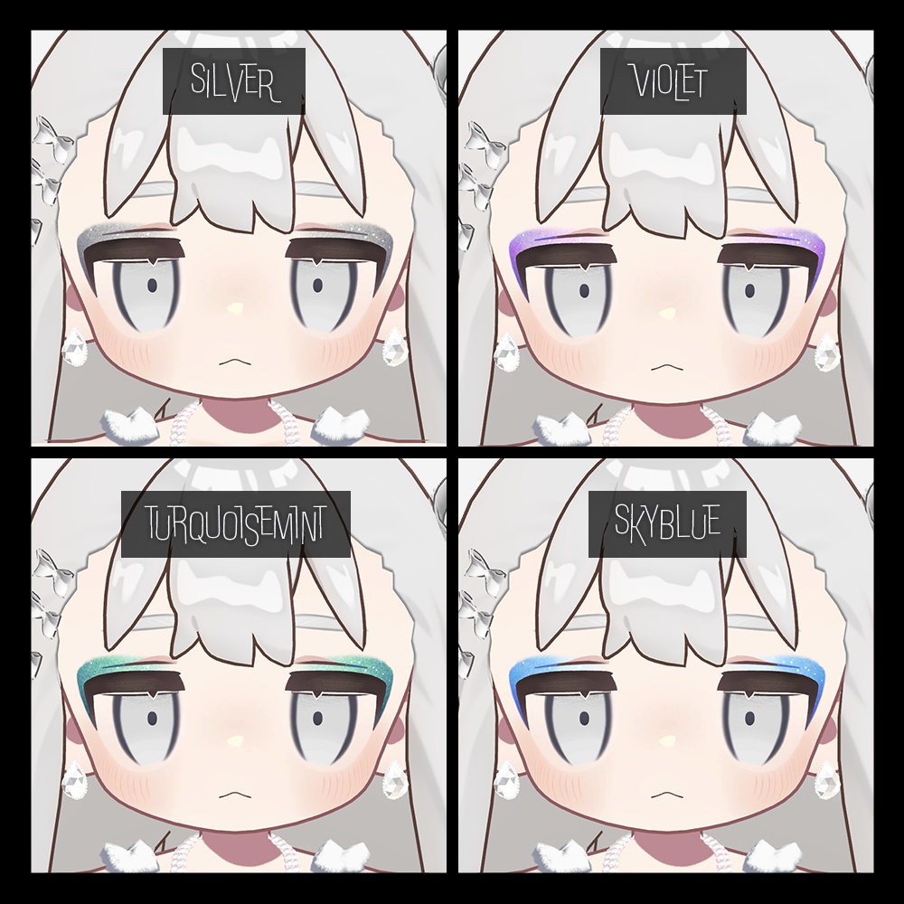 【キプフェル kipfel専用】グラデーションアイシャドウメイクテクスチャ