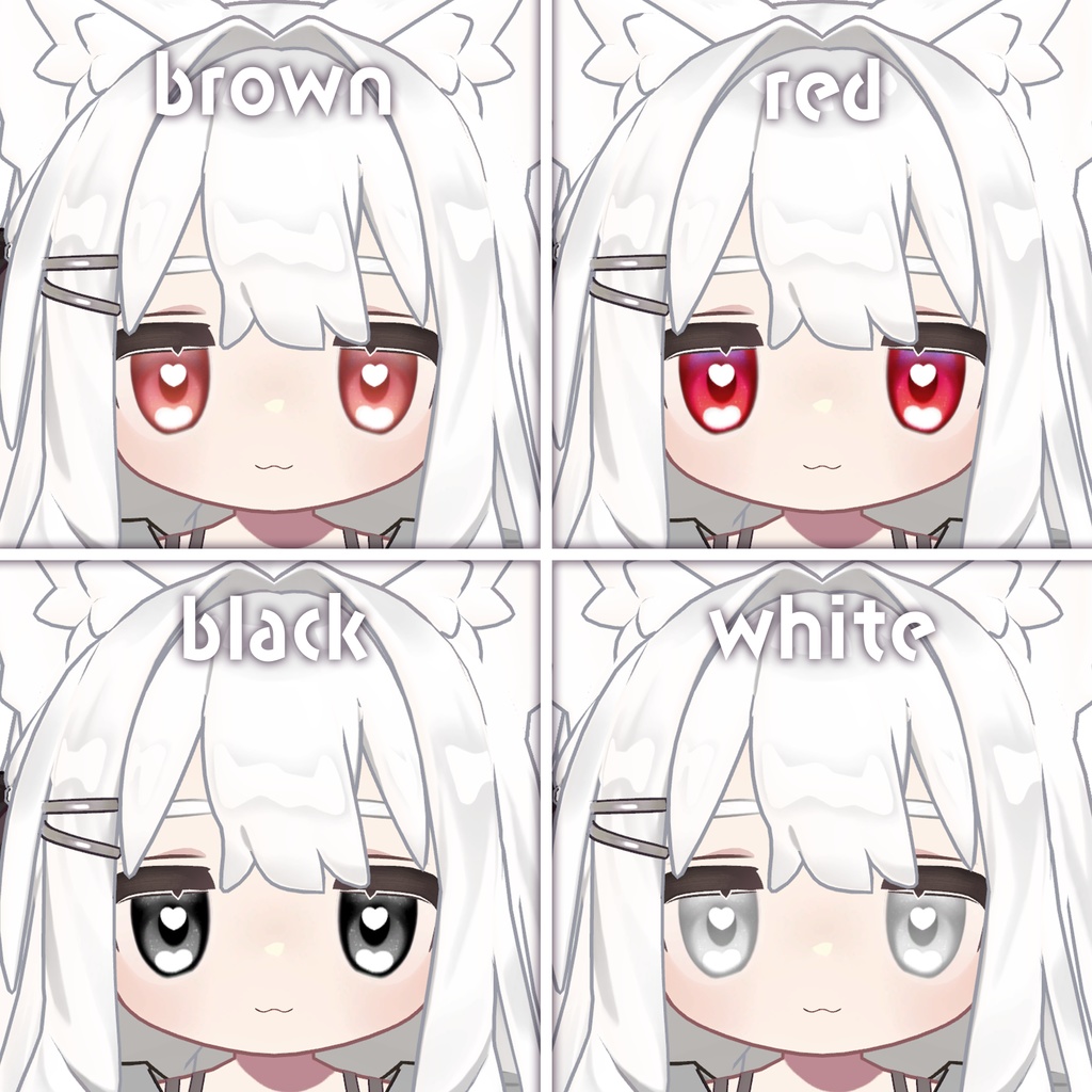 【キプフェル kipfel専用】きゅるWハートアイテクスチャ