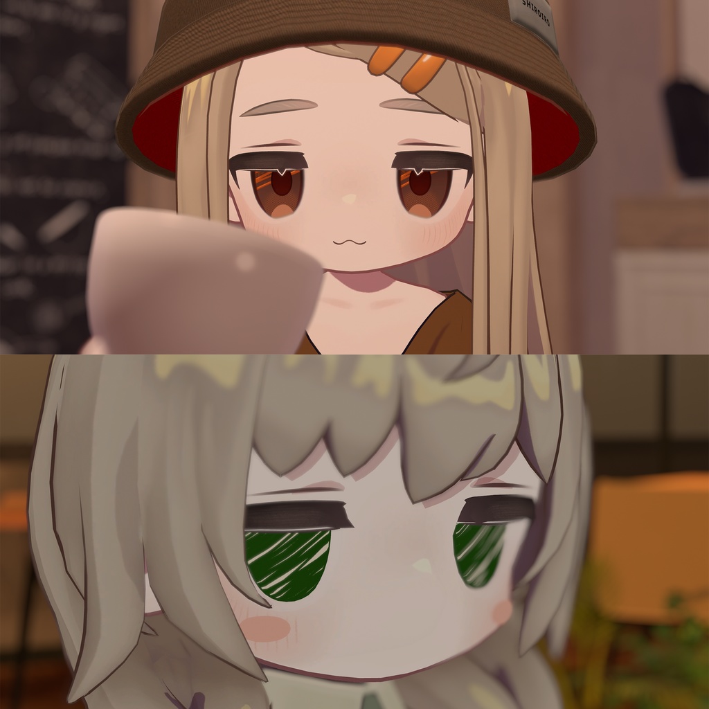 【キプフェル kipfel専用】チョコレート♡カフェアイテクスチャ