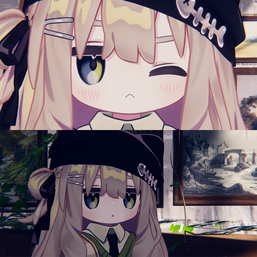 【キプフェル kipfel専用】バイカラーアイテクスチャ