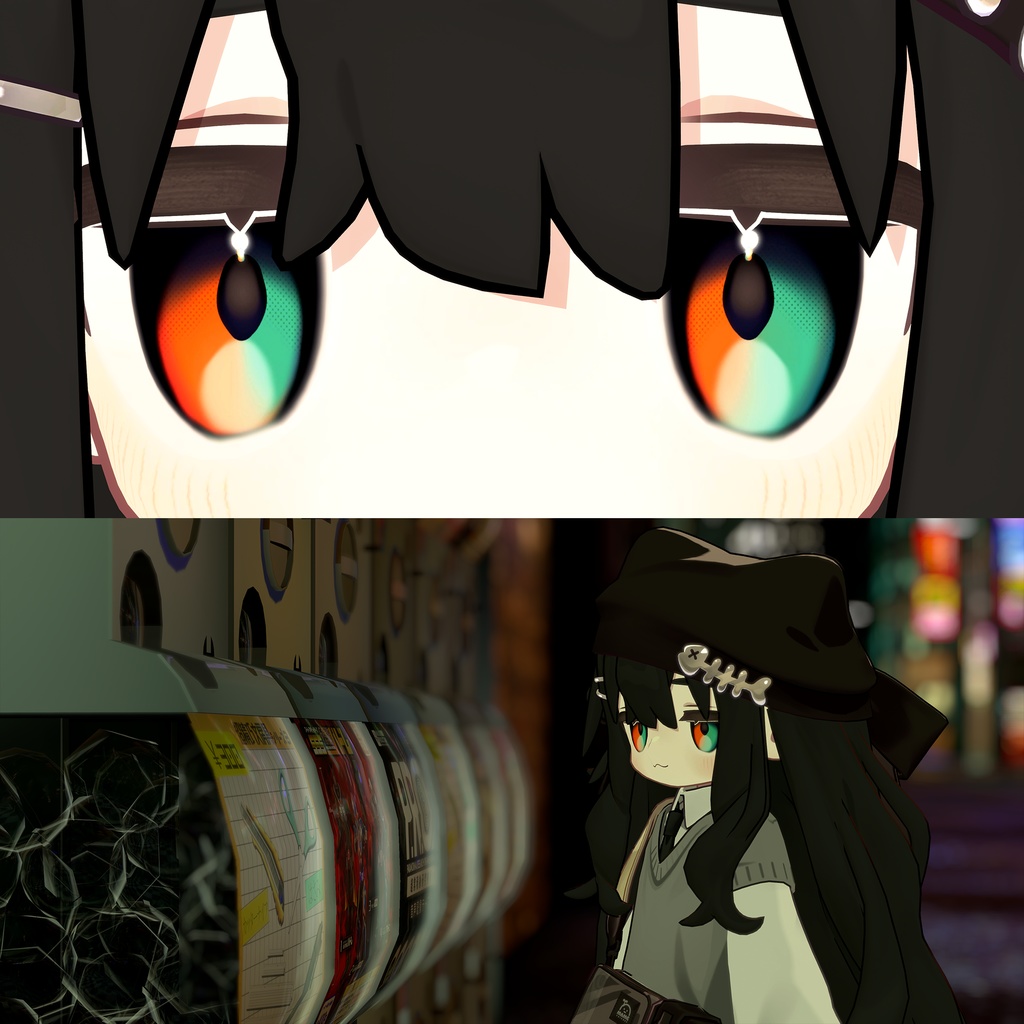 【キプフェル kipfel専用】バイカラーアイテクスチャ