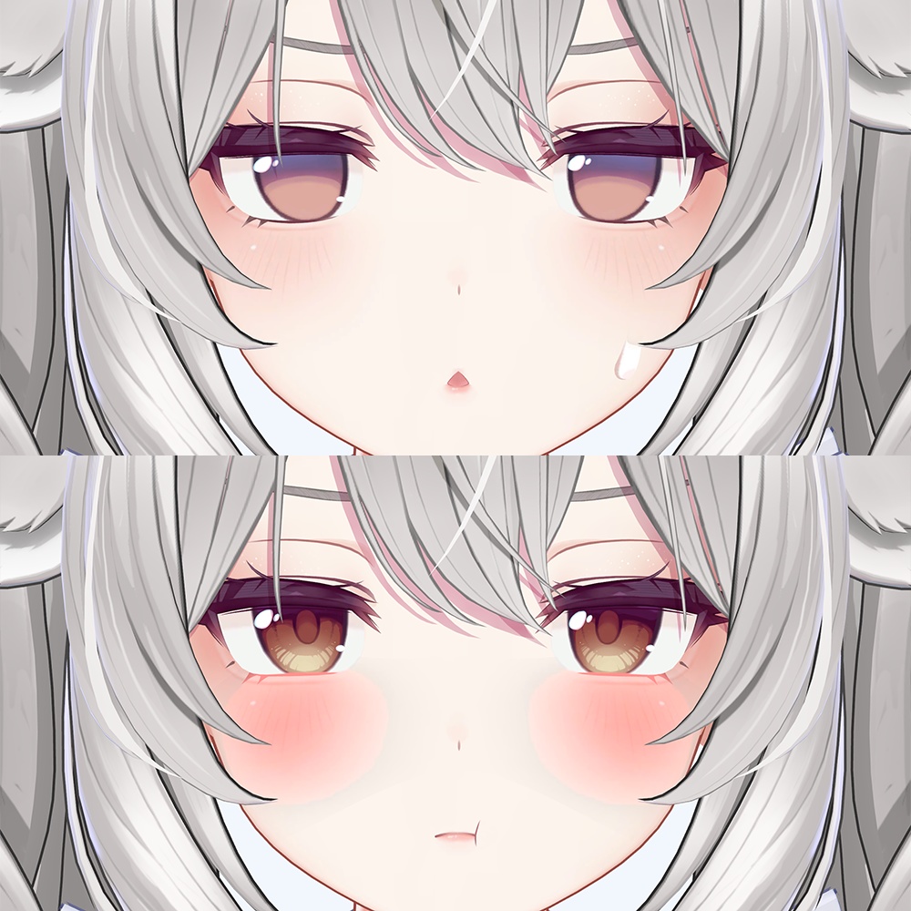 【ミルティナ Milltina専用】ほんのりラメアイメイク+リップメイクテクスチャ