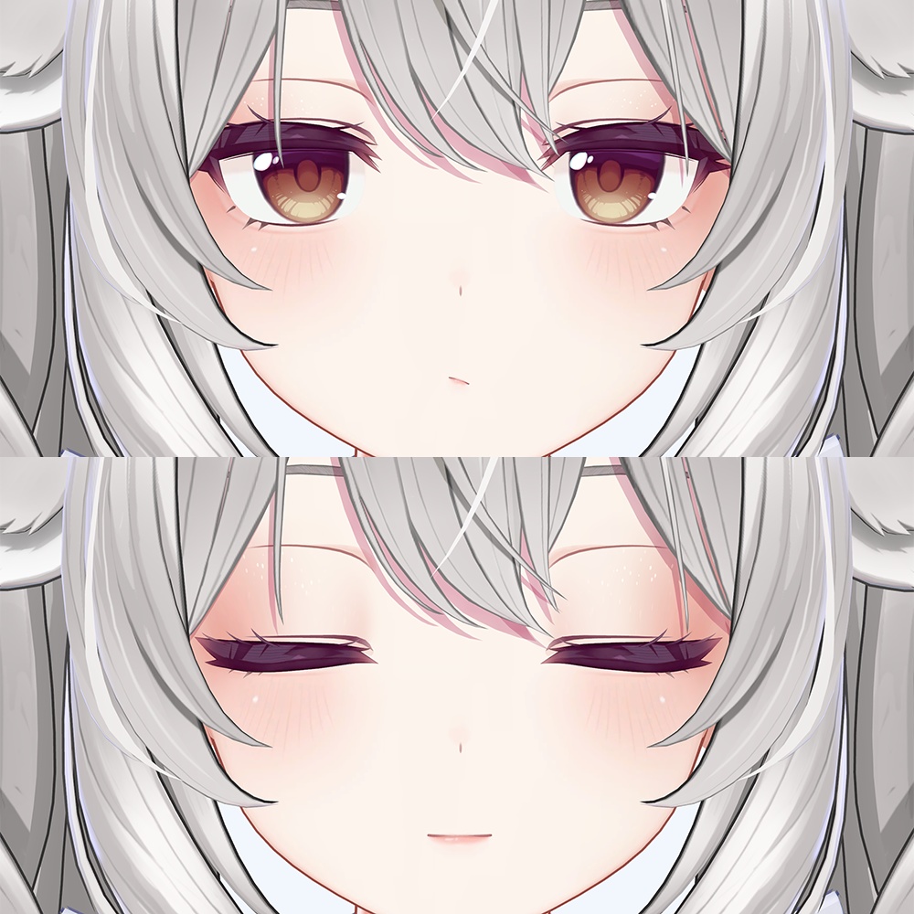 【ミルティナ Milltina専用】ほんのりラメアイメイク+リップメイクテクスチャ