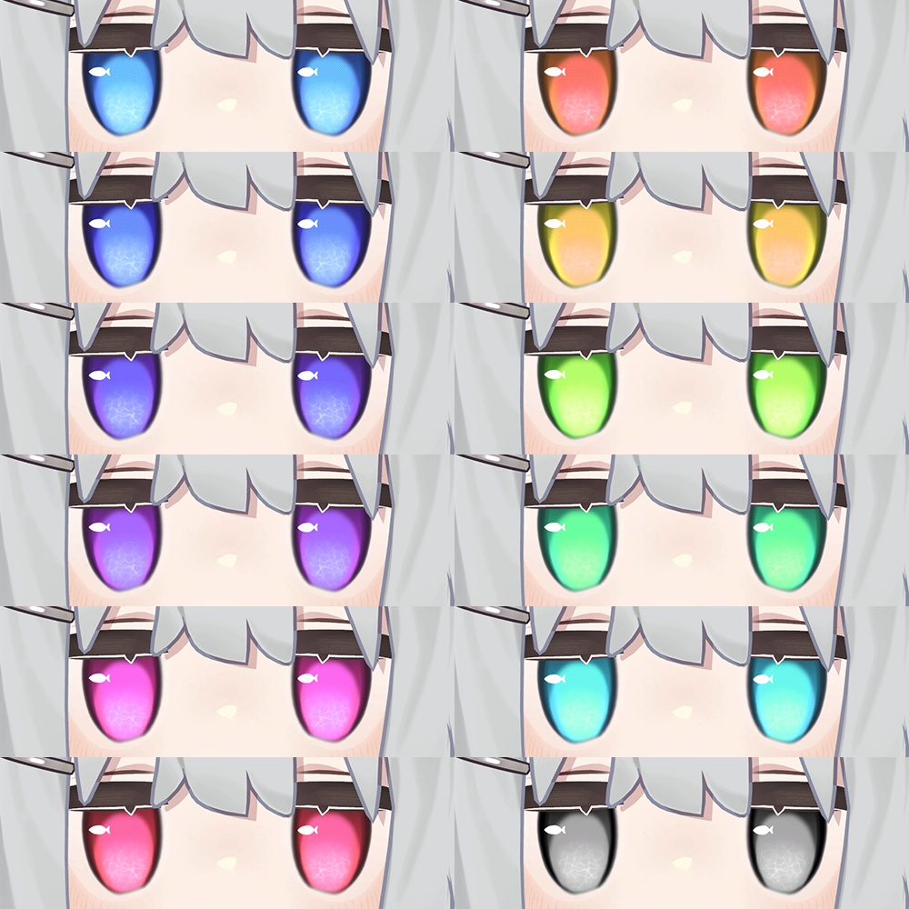 【キプフェル kipfel専用】おさかなハイライトアイテクスチャ