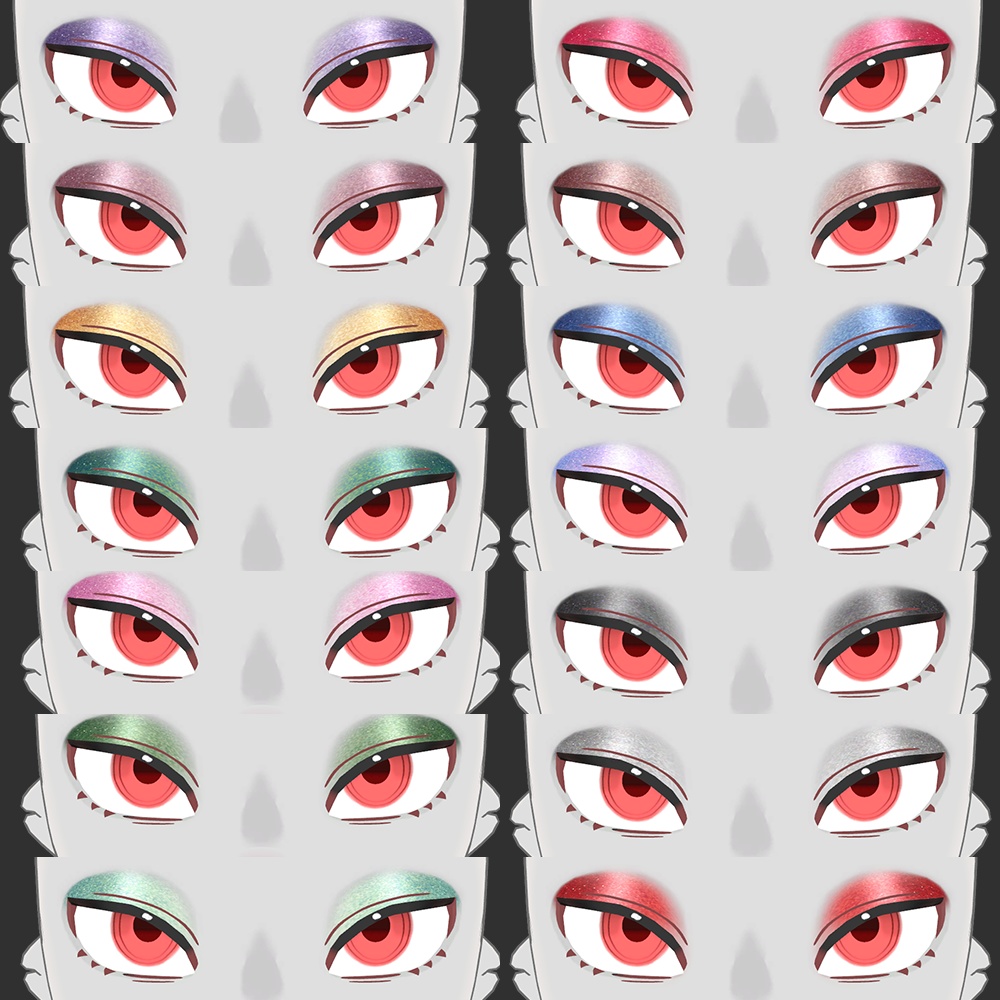 【うさぎのエミル Emil専用】グラデーションアイシャドウメイクテクスチャ