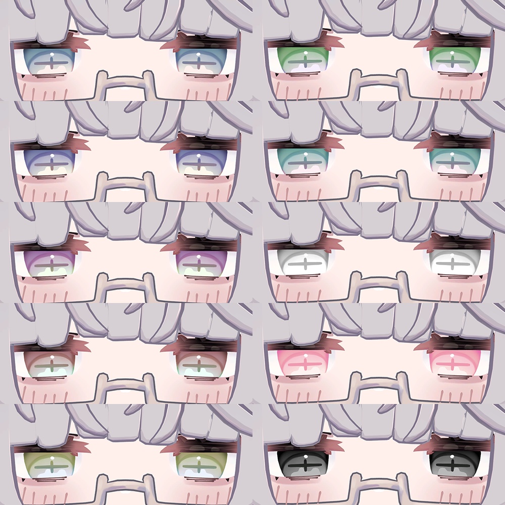 【ししゅか Siska専用】淡めグラデーションアイテクスチャ