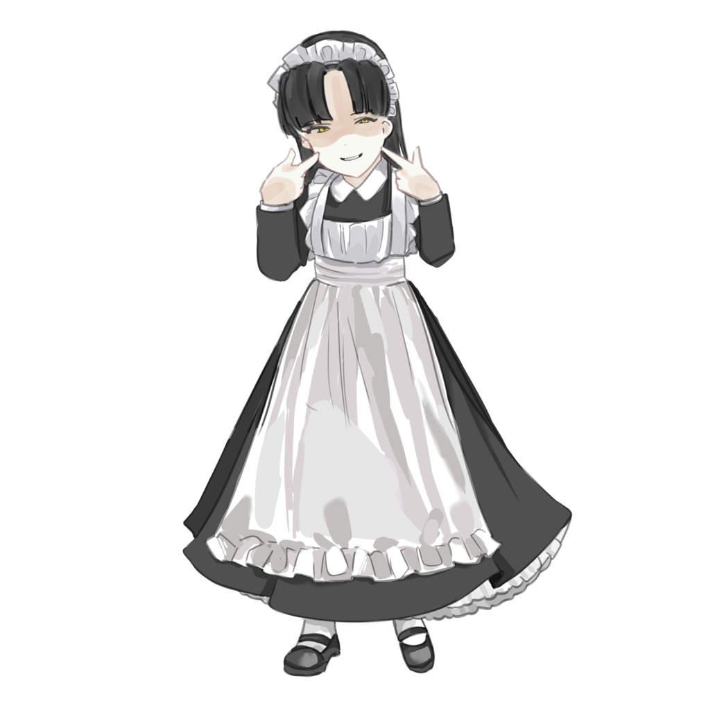 暴力メイドキーホルダー