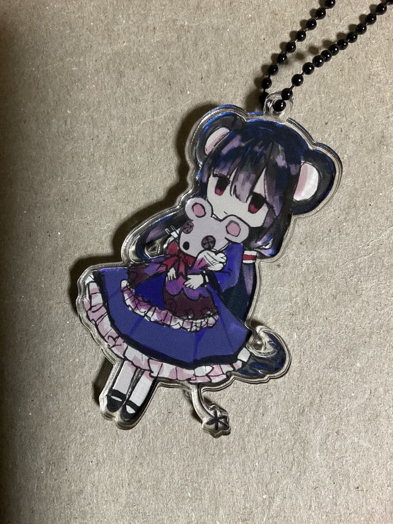 ねずアクリルキーホルダー