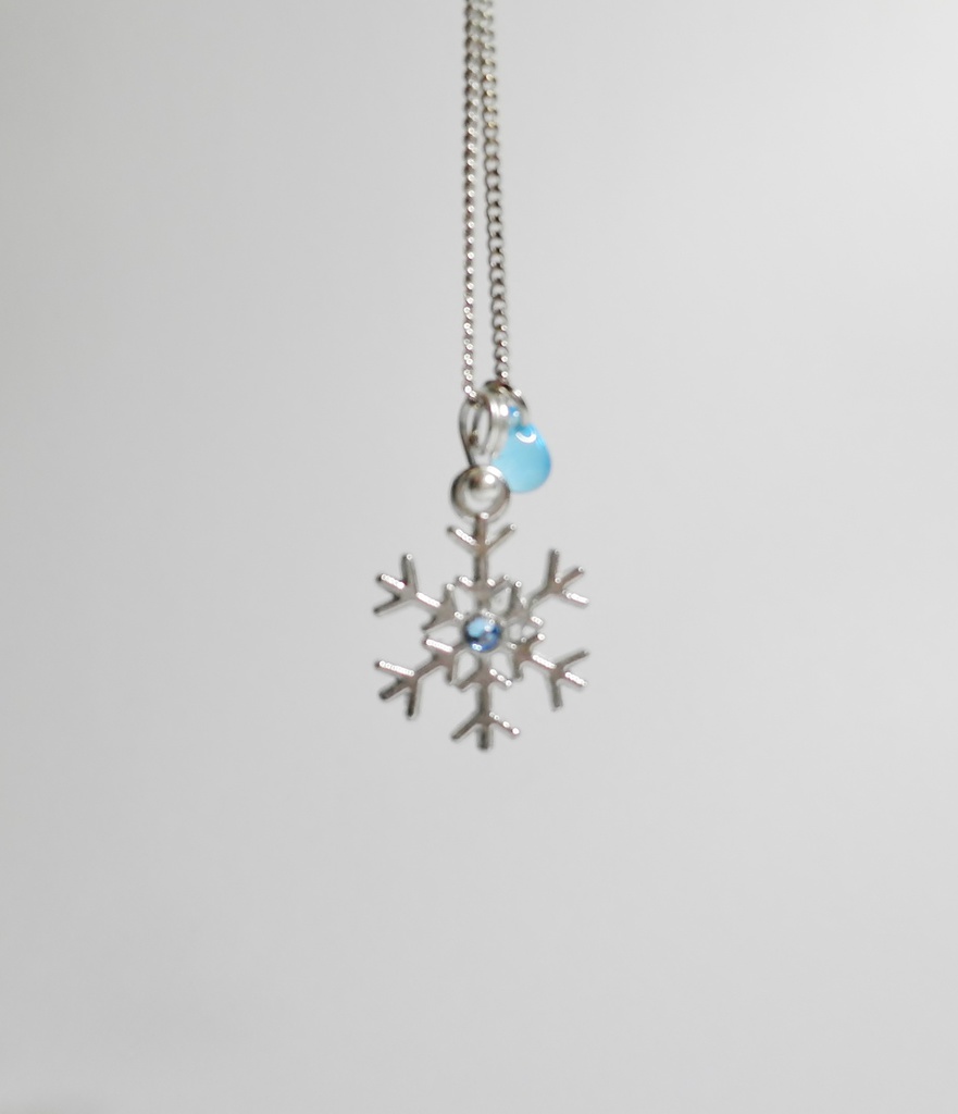 雪のネックレス(選べるオプション)