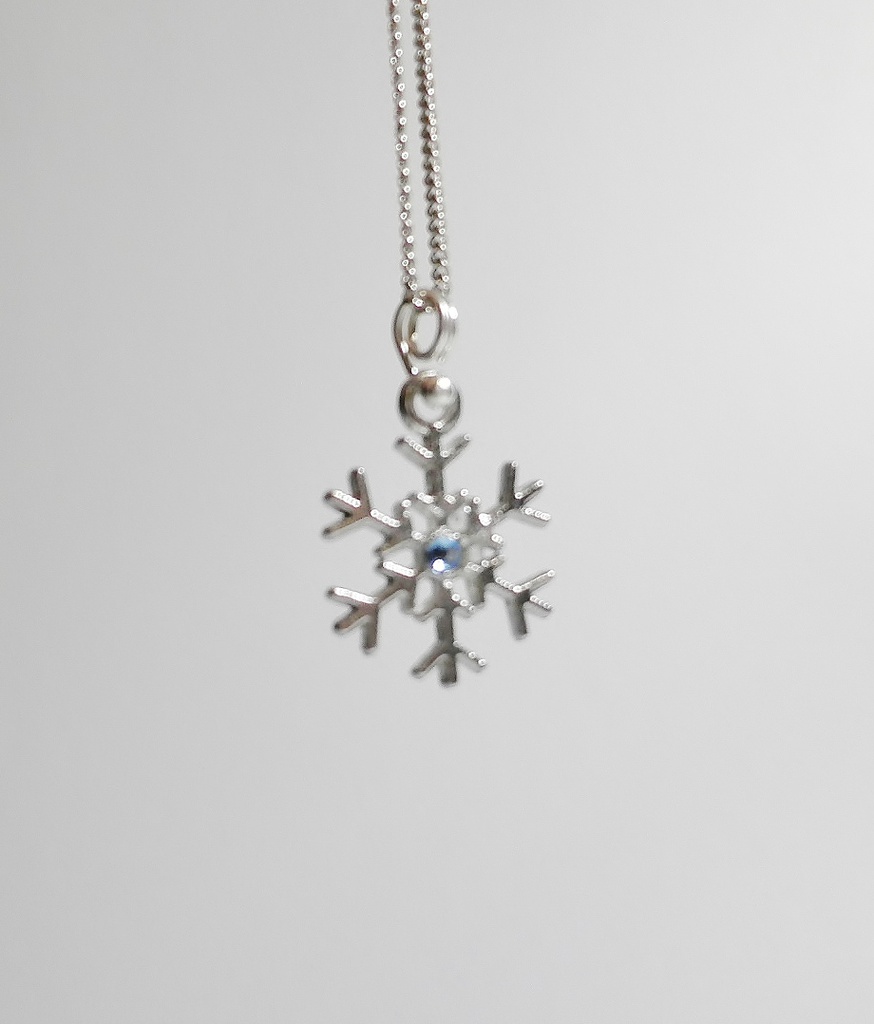 雪のネックレス(選べるオプション)