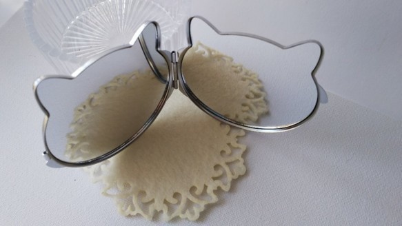 魔女の猫両面ミラー