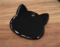 和柄猫のピアス(イヤリングに変更無料