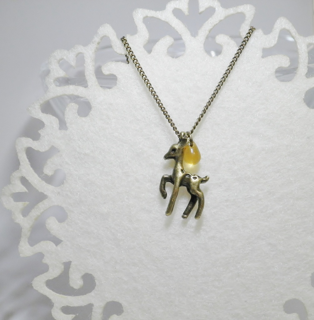 森のバンビネックレス(選べるオプション)