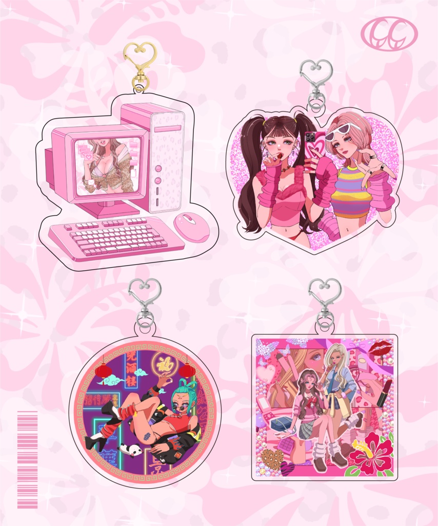 アクリルキーホルダー