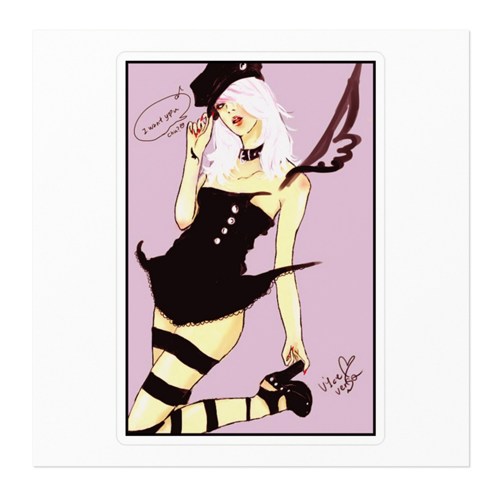 i want chu ステッカー