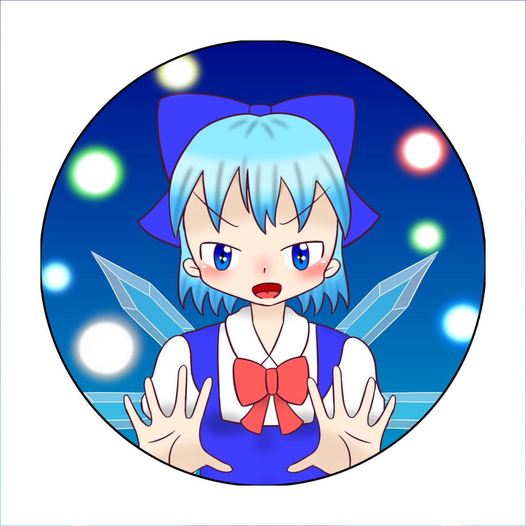 【缶バッジ】チルノ57mm