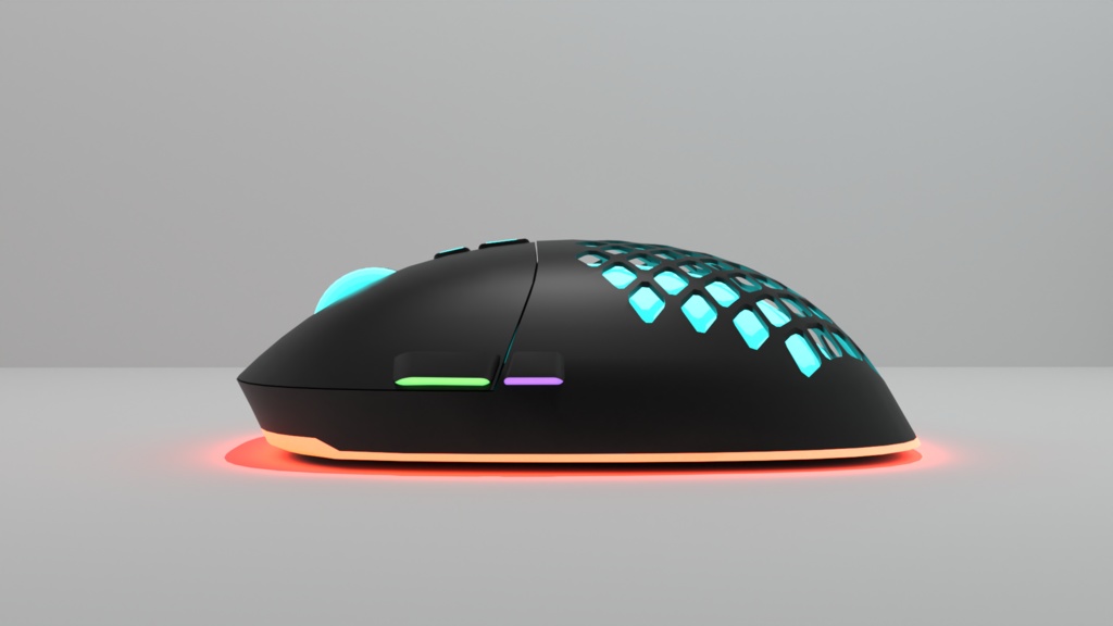 3DCG【GamingMouse】ゲーミングマウス