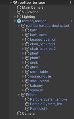 3Dモデル【RoofTopSauna】~屋上サウナテラスでととのう~サウナチルパック付き