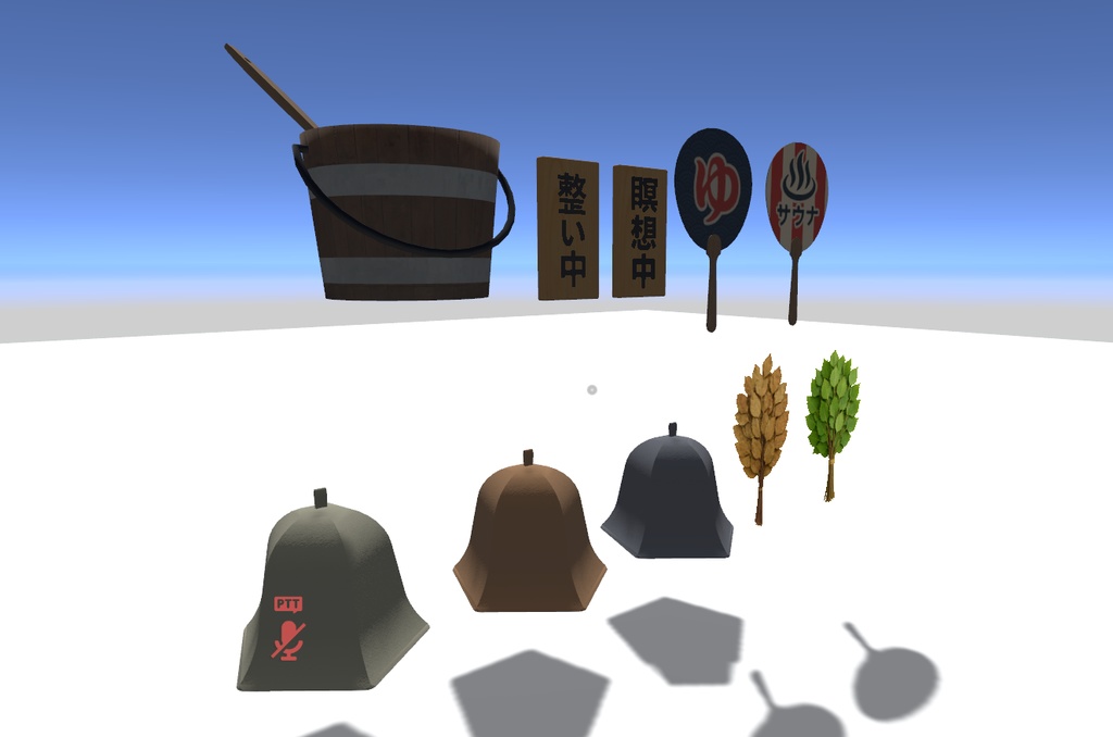 3Dモデル【RoofTopSauna】~屋上サウナテラスでととのう~サウナチルパック付き