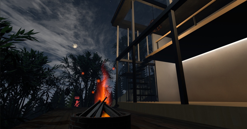 3Dモデル【ForestVira】静かな森の中のヴィラ