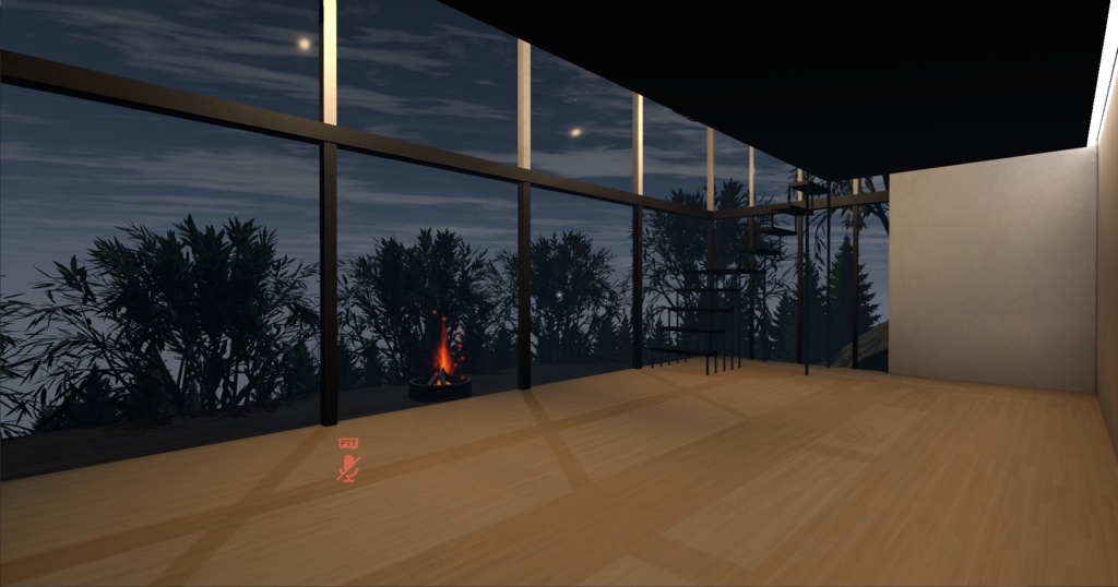 3Dモデル【ForestVira】静かな森の中のヴィラ