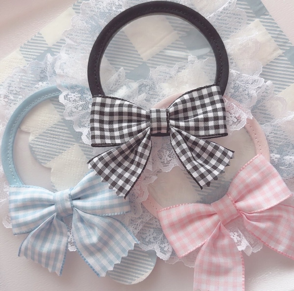 Badge cover（gingham）