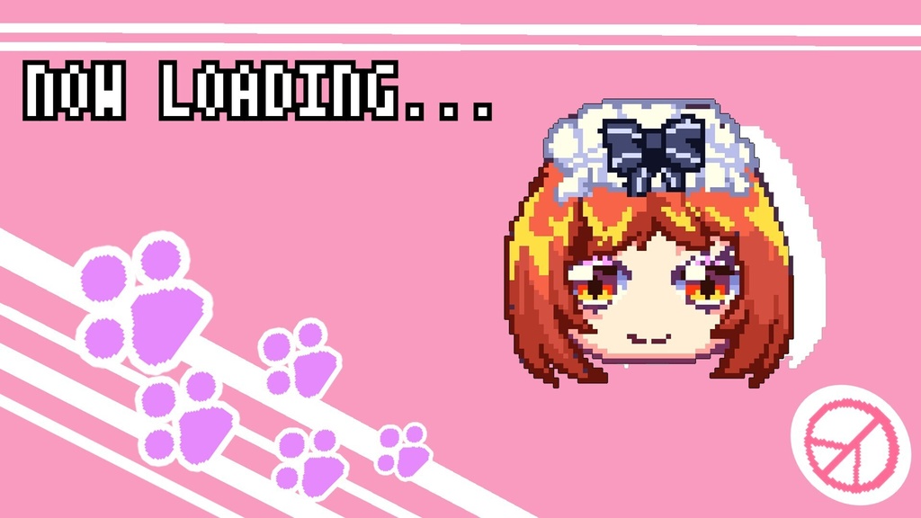 無料Vtuberモデル!赤髪メイドちゃん!
