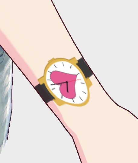 Analog Heart Watch (Right hand)