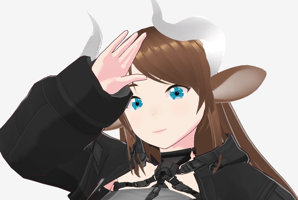 Blue Cyberpunk Robotic Eyes