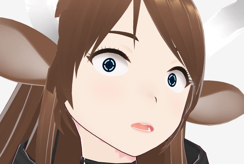 Blue Cyberpunk Robotic Eyes