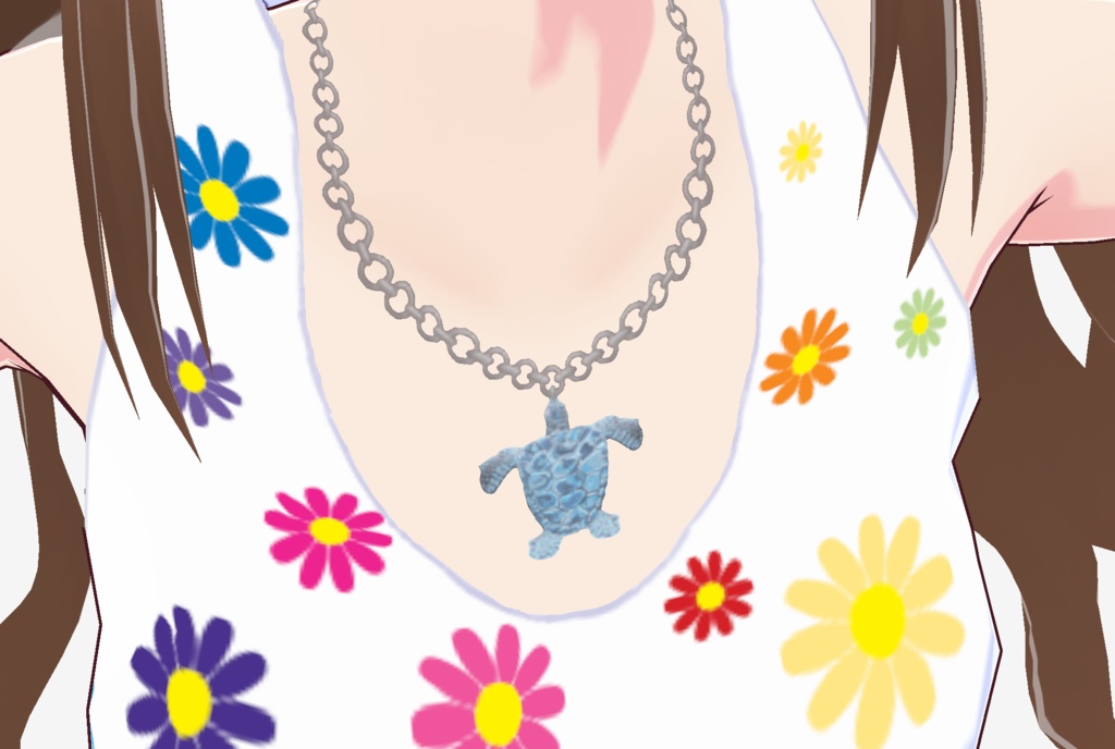 Vroid Turtle Necklace