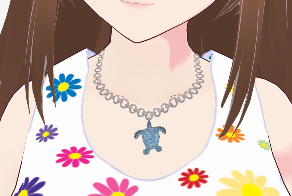 Vroid Turtle Necklace