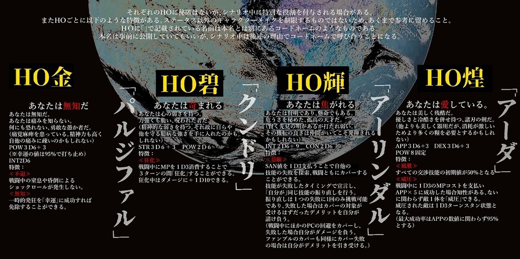 ▼オータムセール中!【COCシナリオ】煌煌【4PL】 SPLL:E108550