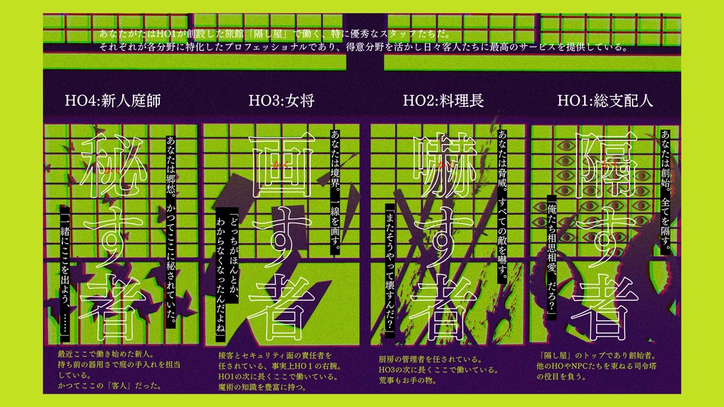 【COC6版】隔し屋【秘匿4PL】SPLL:E192444