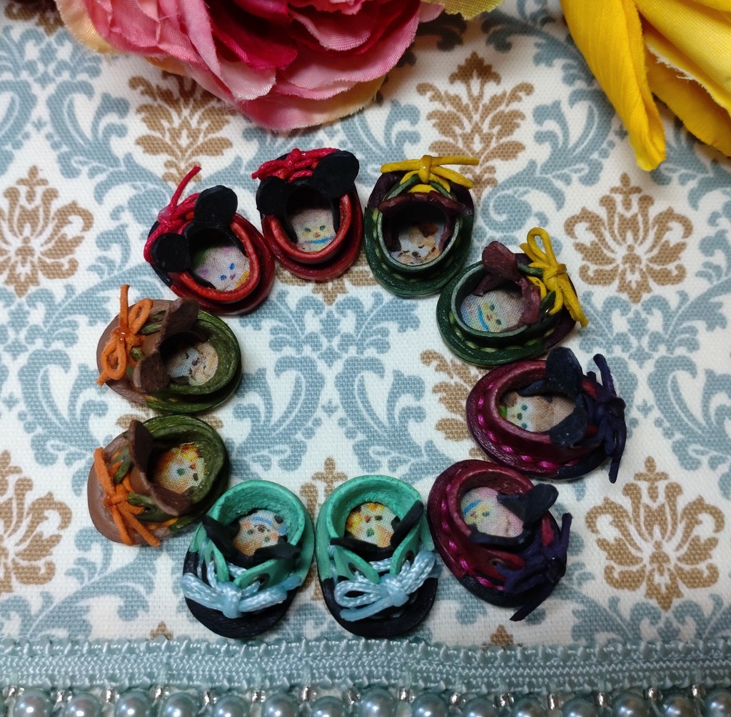 10cmぬいぐるみ用レザーシューズLapin