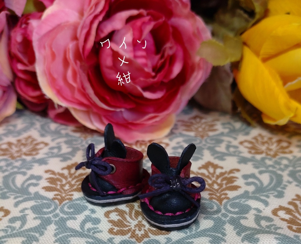 10cmぬいぐるみ用レザーシューズLapin