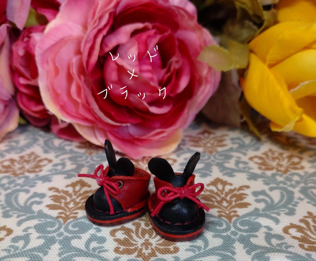 10cmぬいぐるみ用レザーシューズLapin