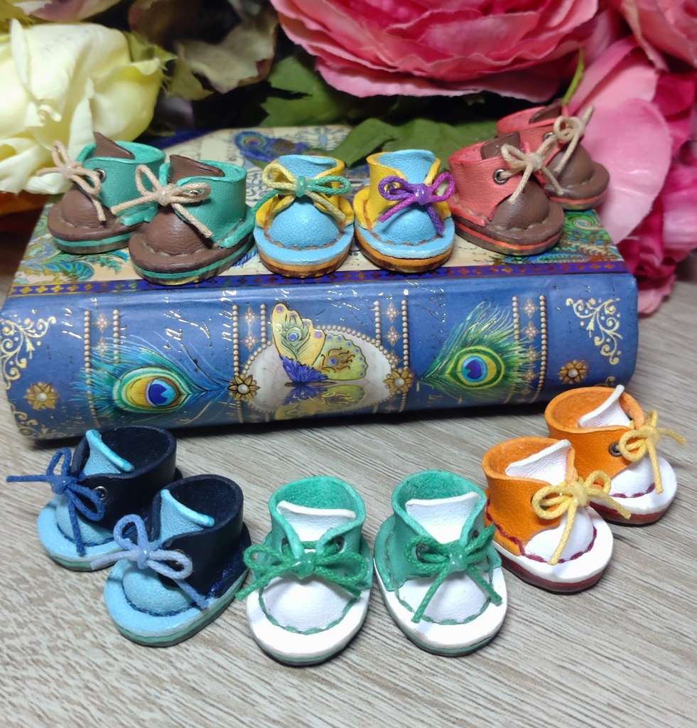 10cmぬいぐるみ用・ベルトシューズ&レザーシューズ