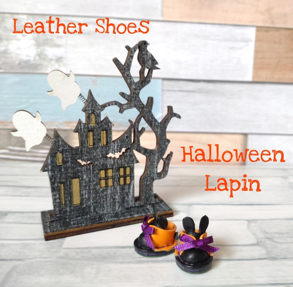 10cmぬいぐるみ用レザーシューズ・ハロウィンLapin(10/9 21:00〜頒布予定)