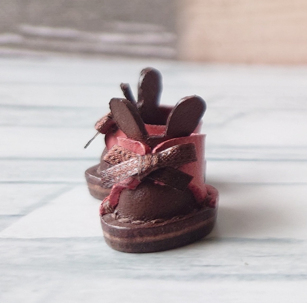 10cmぬいぐるみサイズ・Chocolat Lapin ストロベリーコーティング