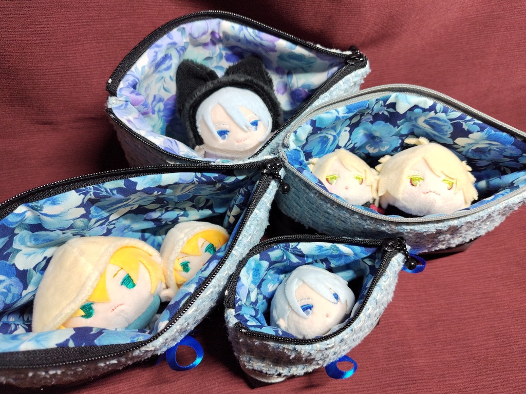 【2/28(水)22時頃頒布予定】ツイードポーチ・ツイードミニポーチ