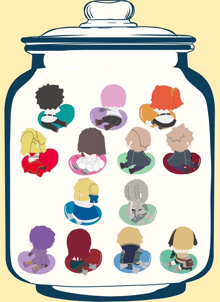 ジェリービーンズ アクリルチャーム