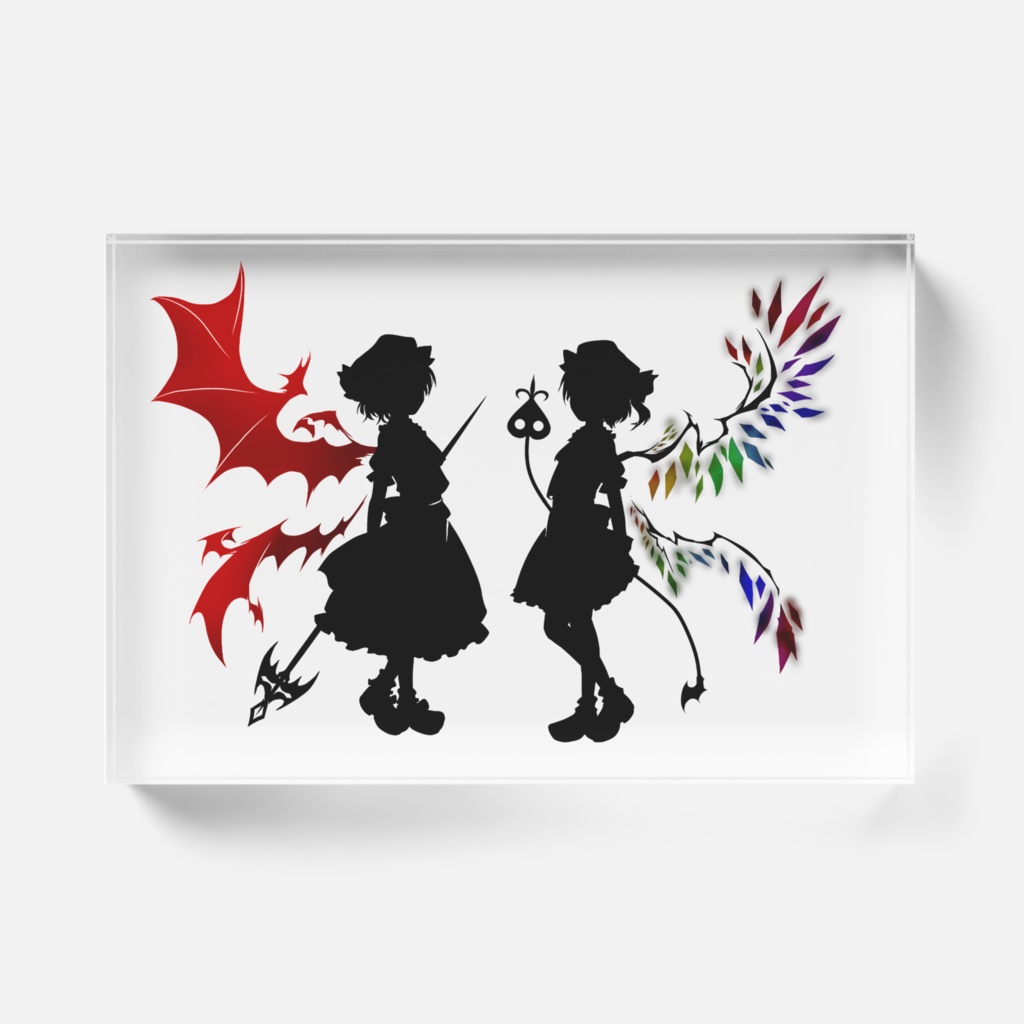 レミフラ影絵アクリルブロック