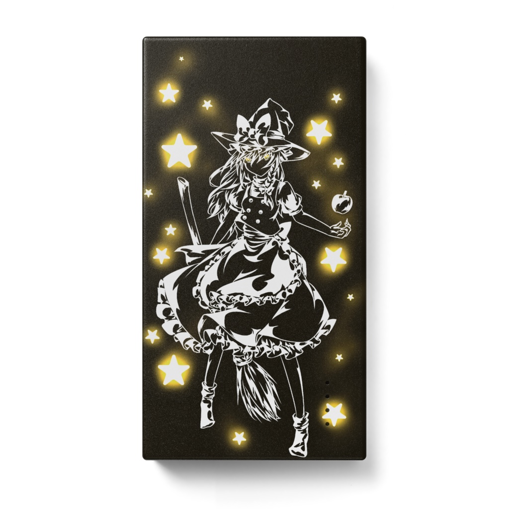 切り絵風霧雨魔理沙モバイルバッテリー