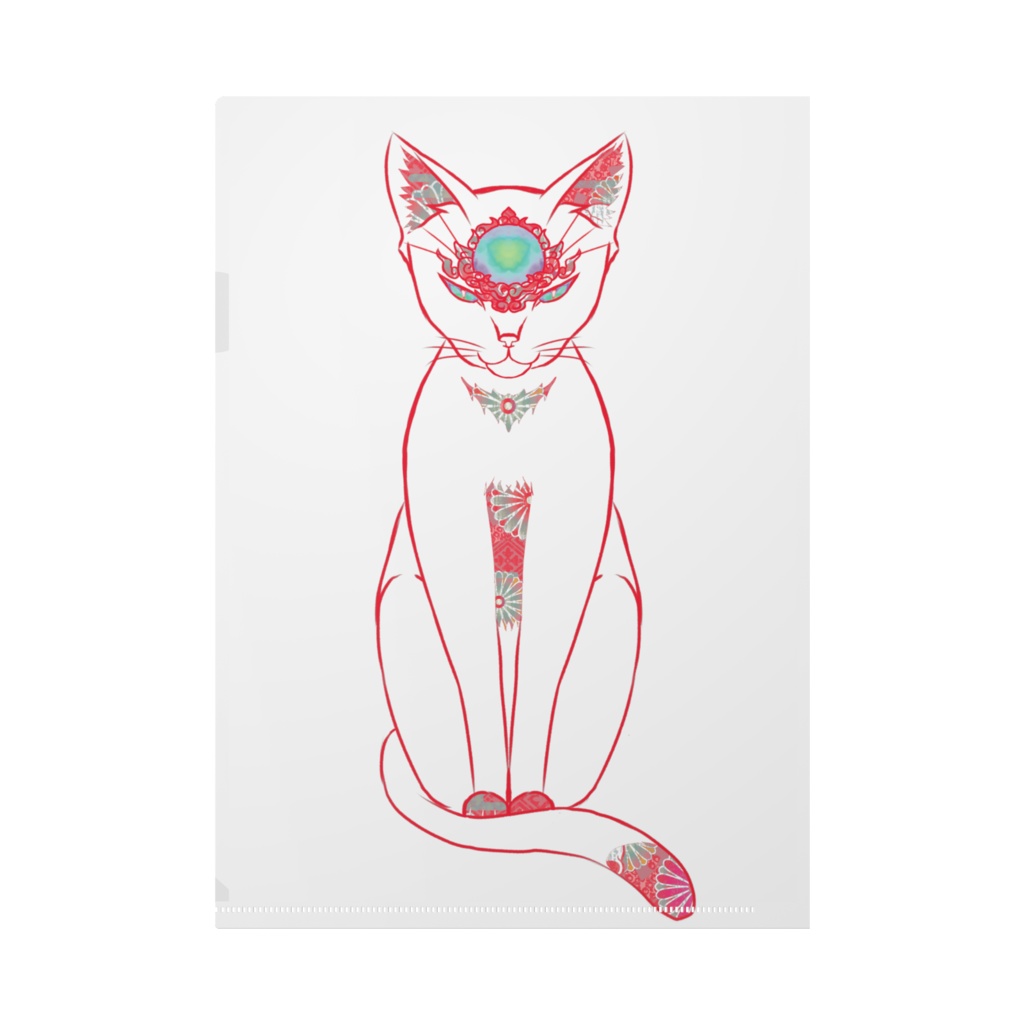 ネコ神クリアファイル