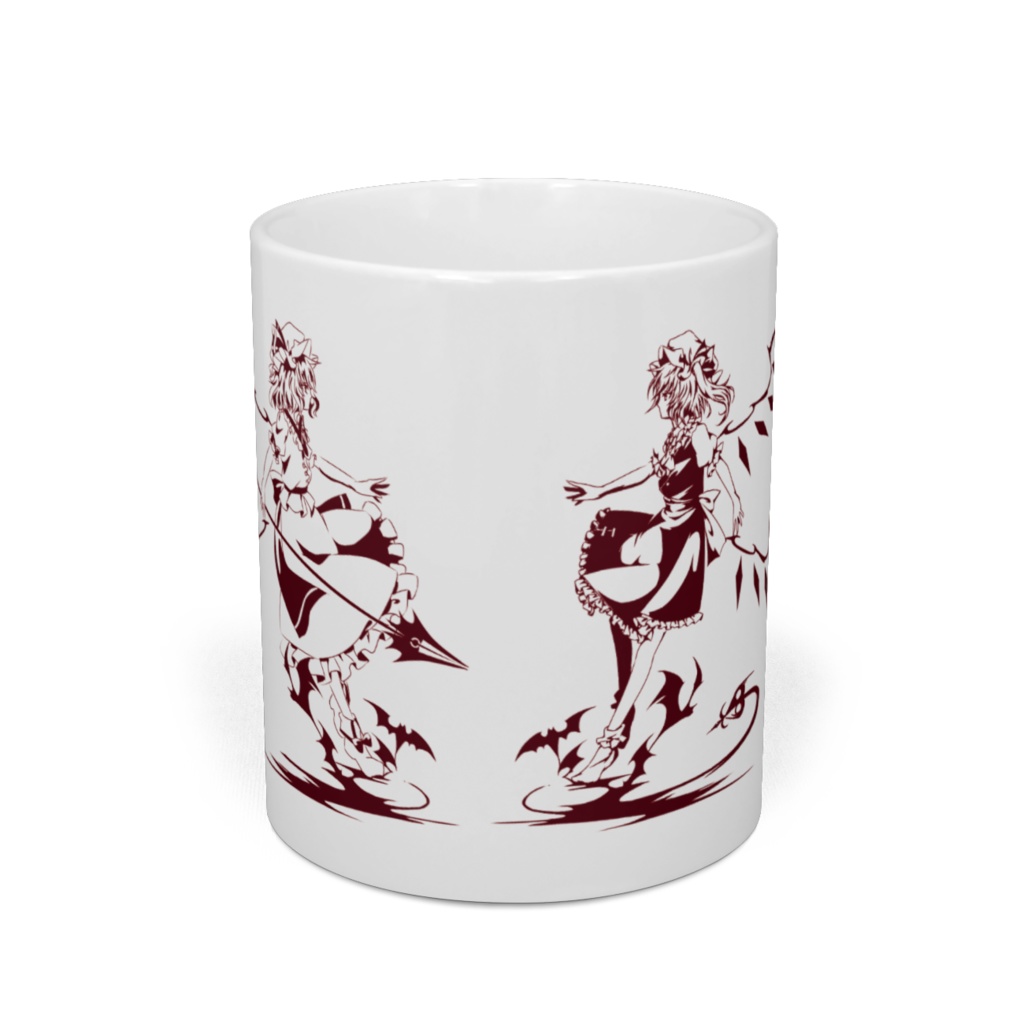 切り絵風レミフラマグカップ