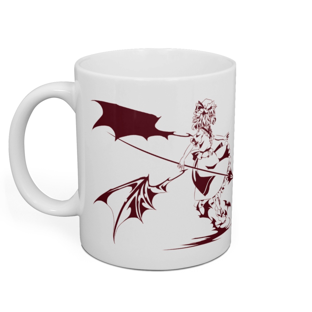 切り絵風レミフラマグカップ