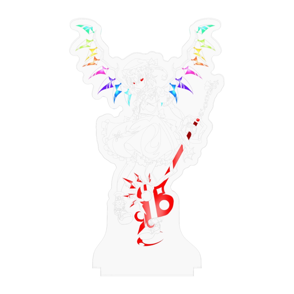 切り絵風キーブレードフランちゃんアクリルフィギュア